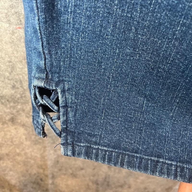 Croft & Barrow Denim Capri Jeans Women's Plus Size 1X Blue Elastic Waist Stretch