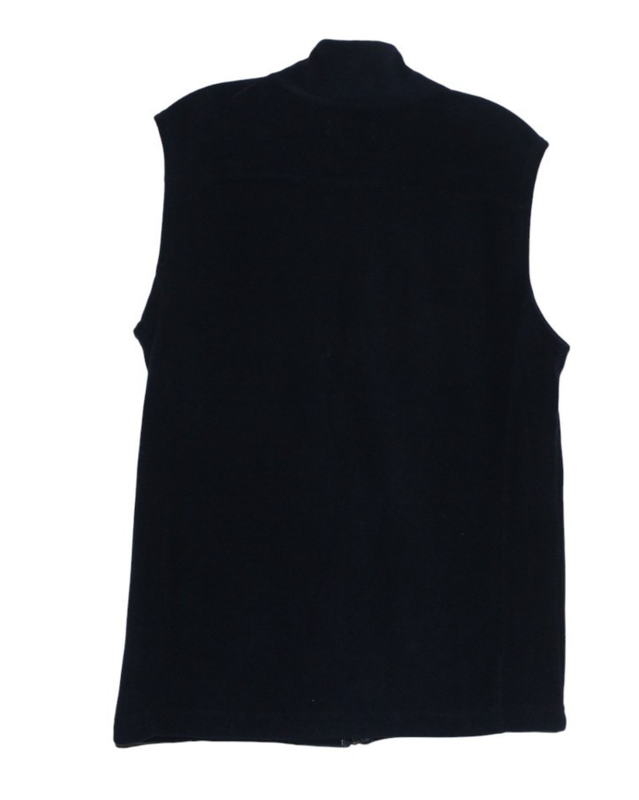 Croft & Barrow Women's Navy Blue Full Zip Fleece Vest W/ Poakets Size S NWT