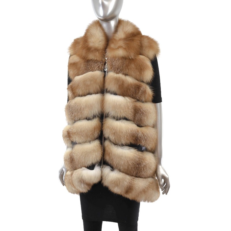 Crystal Fox Vest- Size L-XL