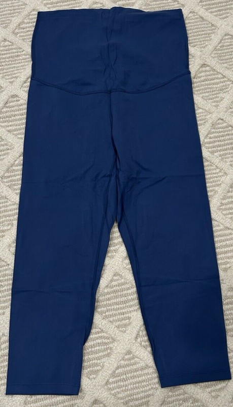 CRZ YOGA Womens Maternity Leggings 21" - Super High Waist - Size Large - NEW