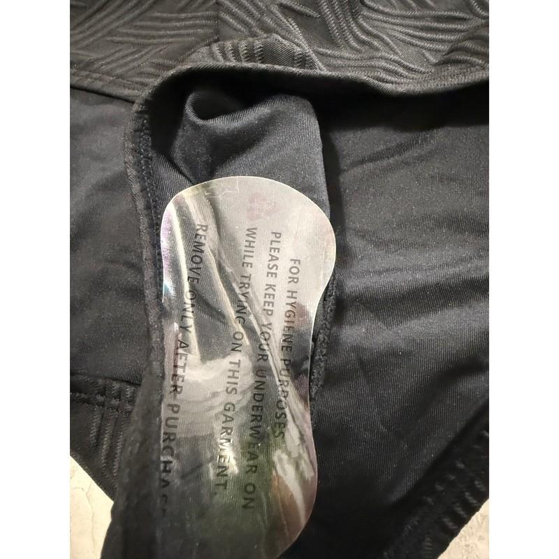 Cupshe Black Weave Textured High Waist Bikini Set Swimsuit Medium New With Tags