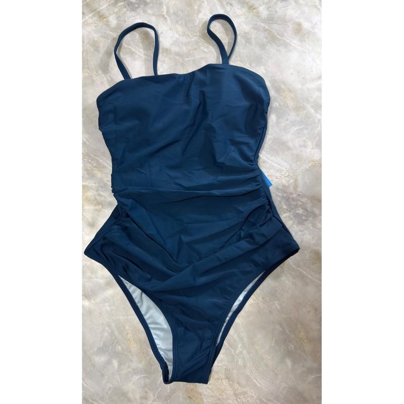 Cupshe One Piece Swimsuit Ruched Tummy Control Square Neck Bathing Suit XS