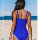 Cupshe Tankini Royal Shell Stitch Crochet Size Small NWT