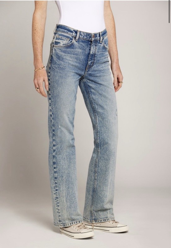 Current Elliot The Signature Bootcut Denim Jean Size 28 Topanga Blue Retail $204