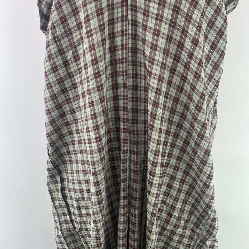 Daisy Street Strappy Jumpsuit Relaxed Fit Size UK 12 Grunge Check Print