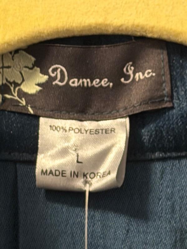 Damee Inc. Womens Jacket Sz L 100% Polyester Blue Jacket