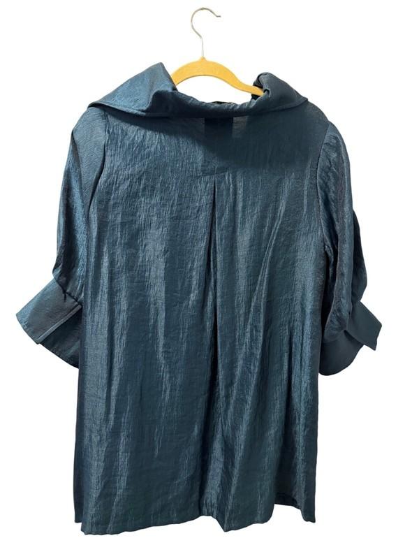 Damee Inc. Womens Jacket Sz L 100% Polyester Blue Jacket