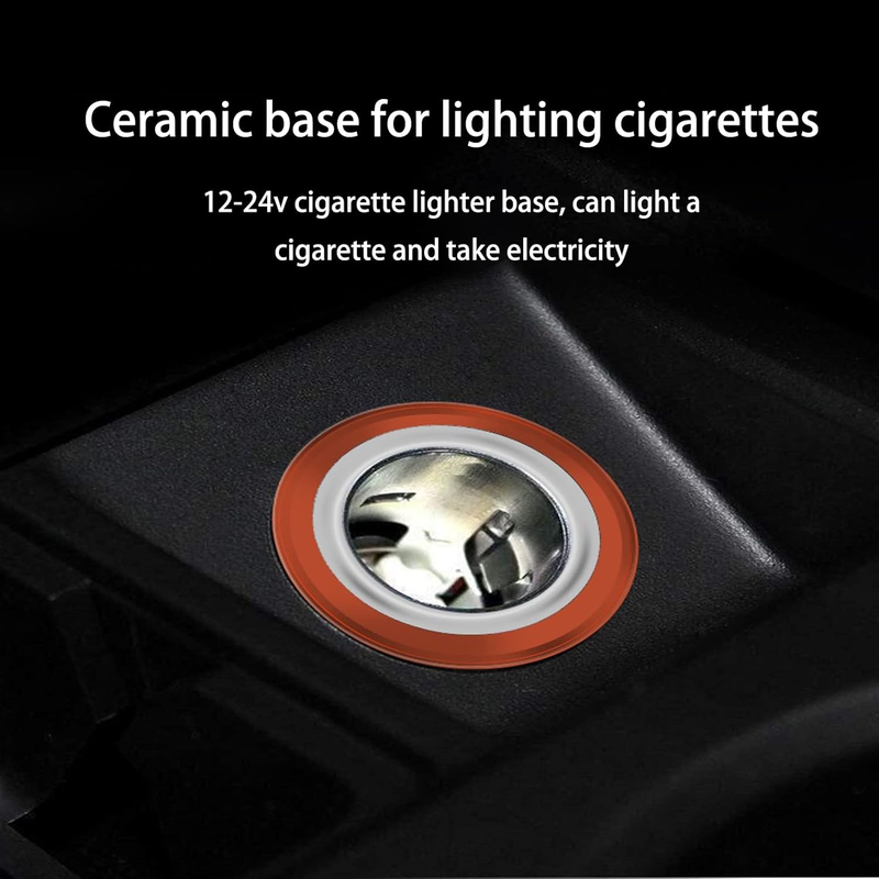 DC 12V Car Cigarette Lighter Socket Assembly With Eject Button Cigarette Lighter