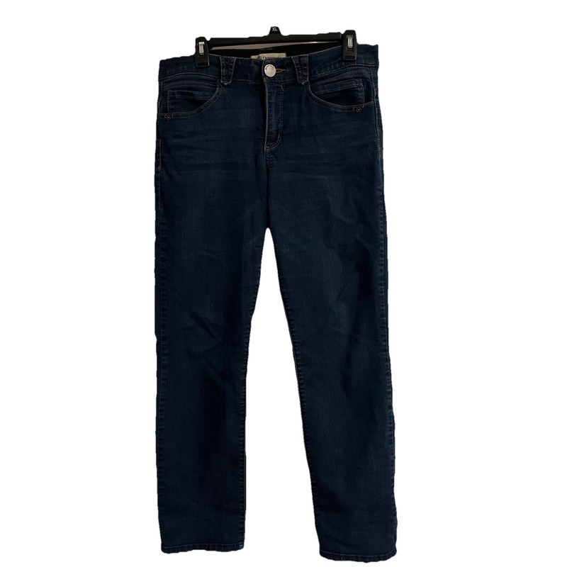 DEMOCRACY AbSolution Stretch Blue Denim Straight Leg Jean Size 10 EUC Y2