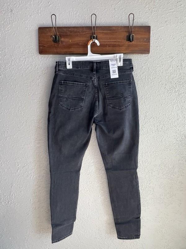 Denizen From Levi’s High-Rise Skinny Jeans – Black Grey Size 12M