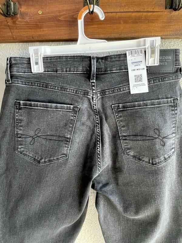 Denizen From Levi’s High-Rise Skinny Jeans – Black Grey Size 12M