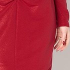 Dennis Basso Women's Dress Sz S Foil Print Italia Knit With Ruching Red A667618