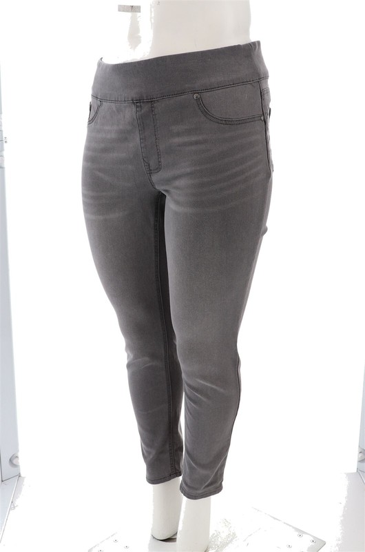 DG2 Virtual Stretch Comfort Waist Ultra Skinny Jegging Basic Gray S NEW (120)