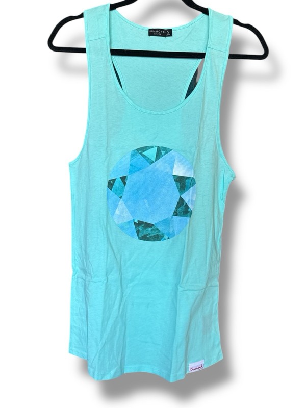 Diamond Supply Co. Unisex Tank Top Mint Green - NWT