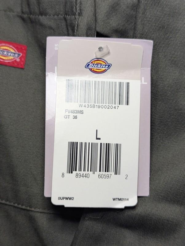 Dickies Women’s L Jumpsuit 100% Cotton Olive Green New Long Sleeve Coverall