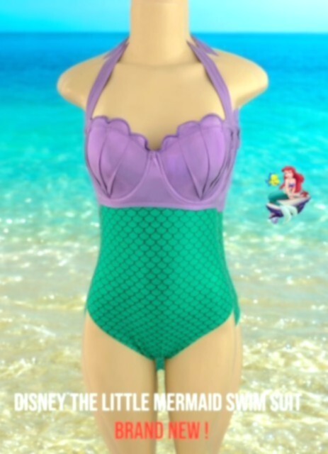 Disney The Little Mermaid Ariel Bathing Suit Swim Suit w/Tags Juniors Medium New