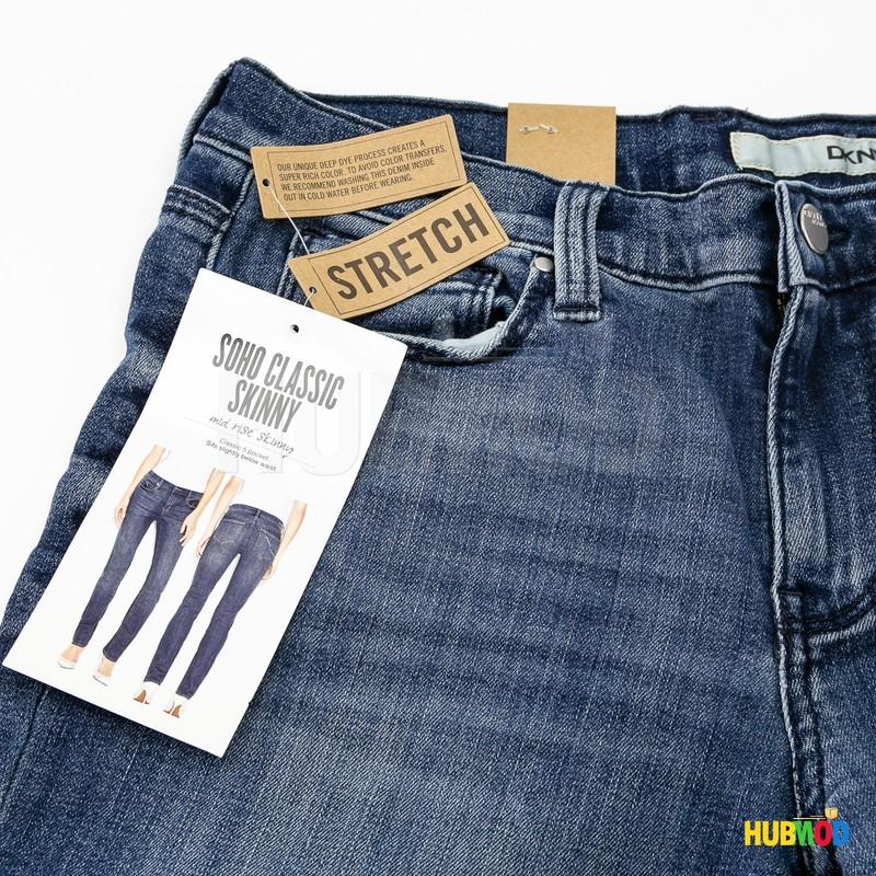 DKNY Jeans Soho Classic Mid Rise Skinny Stretch Women's Size 4x30 NEW