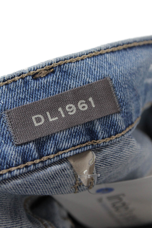 DL1961 Womens Patti Straight Maternity Ankle Jeans - Reef Size 28