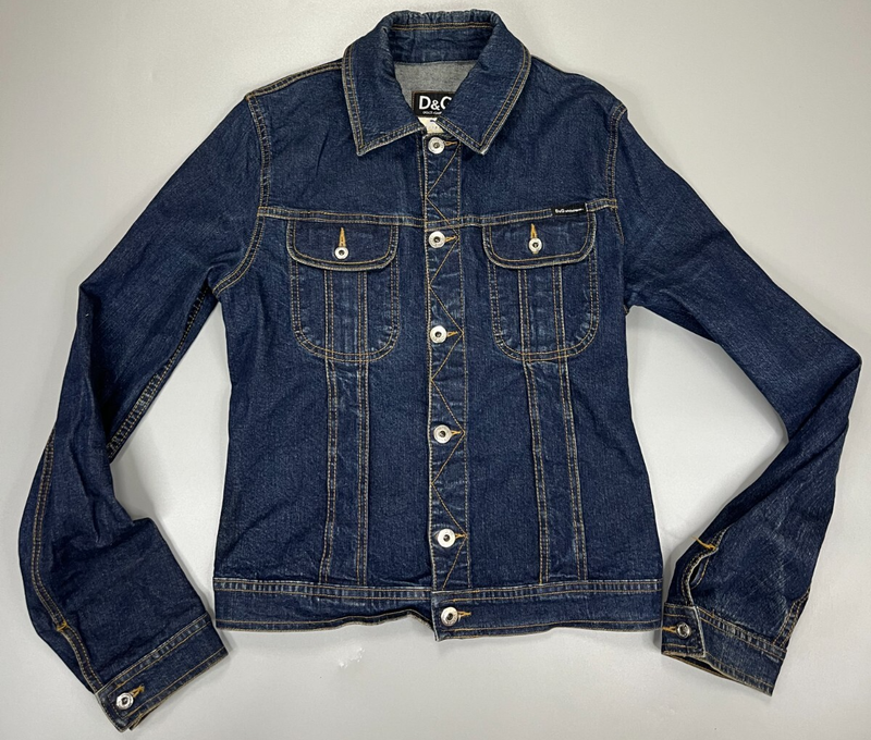 Dolce and Gabbana D&G Women's Blue Denim Jacket Size S Small