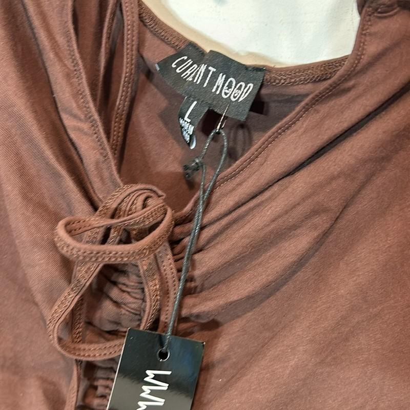 Dolls Kill Current Mood F Is For Fairies Dress Womens L Brown Fairycore Festival