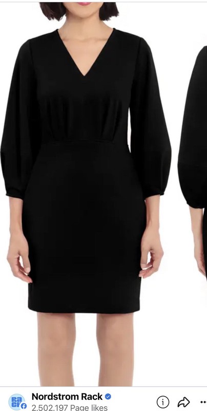 DONNA MORGAN DRESS/NEW WITH TAG/RETAIL$129/SIZE 12/BLACK/LENGTH 36"/