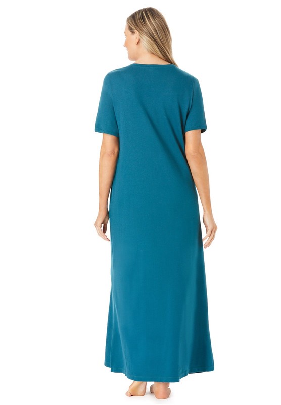 Dreams & Co. Plus Size Petite Long T-Shirt Lounger