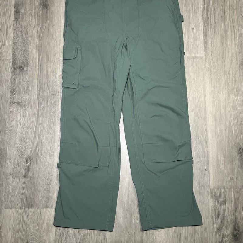 Duluth Heirloom Gardening Bib Overalls Green Sz Sx29 Rip Stop 33x28