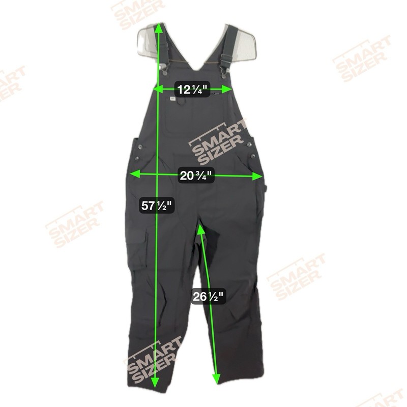 DULUTH TRADING OVERALLS WOMENS LARGE GRAY