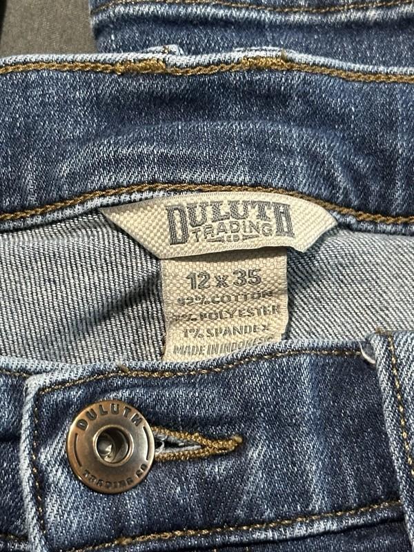 Duluth Trading Women’s Blue Jeans 12 X 35