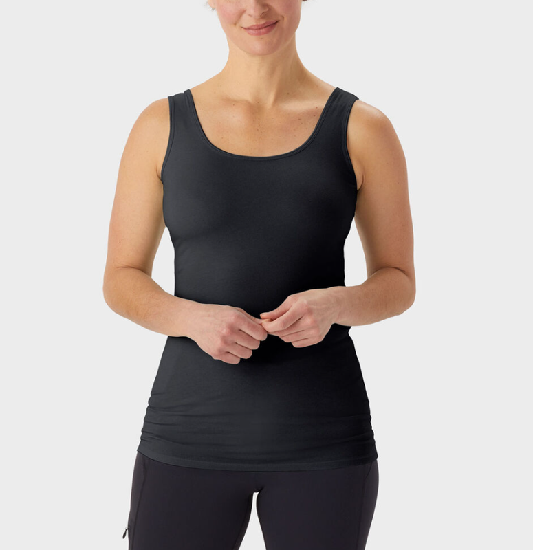 Duluth Trading Women's No-Yank Tank - Comfortable Stretch Cotton Sleeveless Top