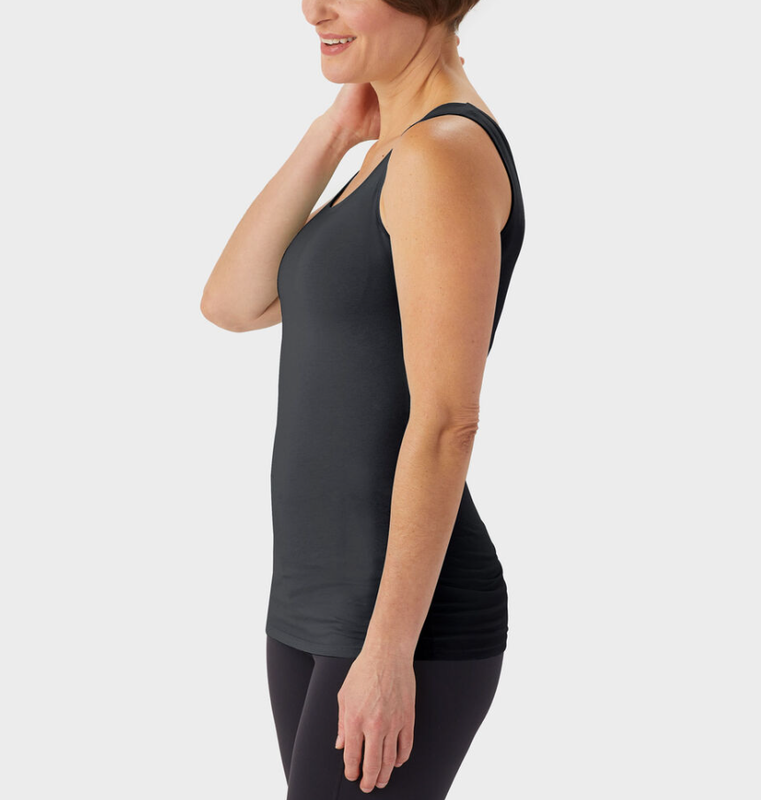 Duluth Trading Women's No-Yank Tank - Comfortable Stretch Cotton Sleeveless Top