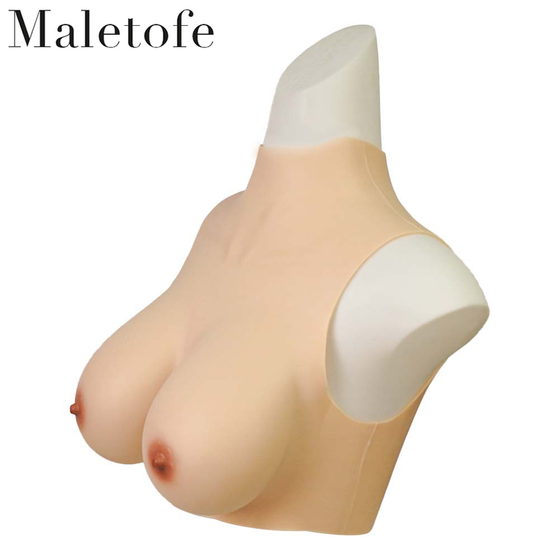 E Cup Silicone Breast Forms Breastplate Fake Boobs For Drag Queen Crossdresser
