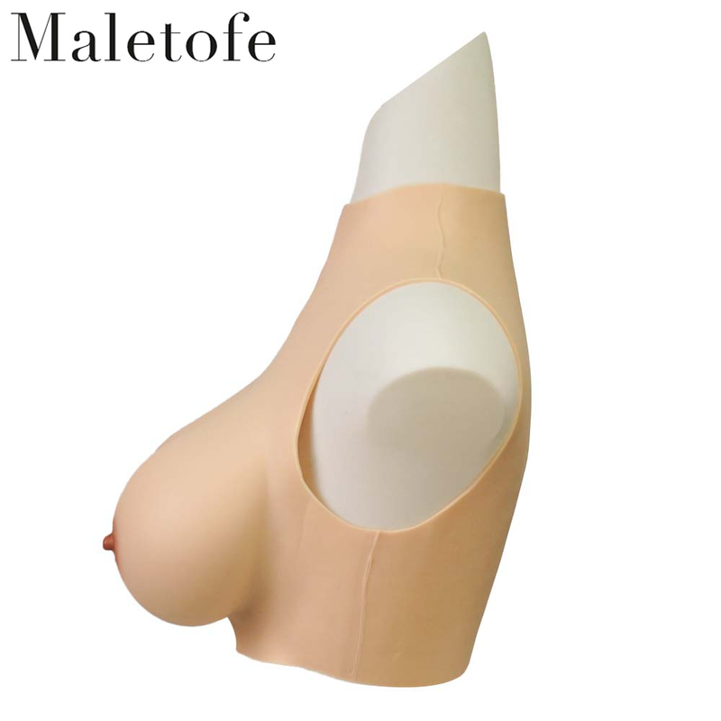 E Cup Silicone Breast Forms Breastplate Fake Boobs For Drag Queen Crossdresser