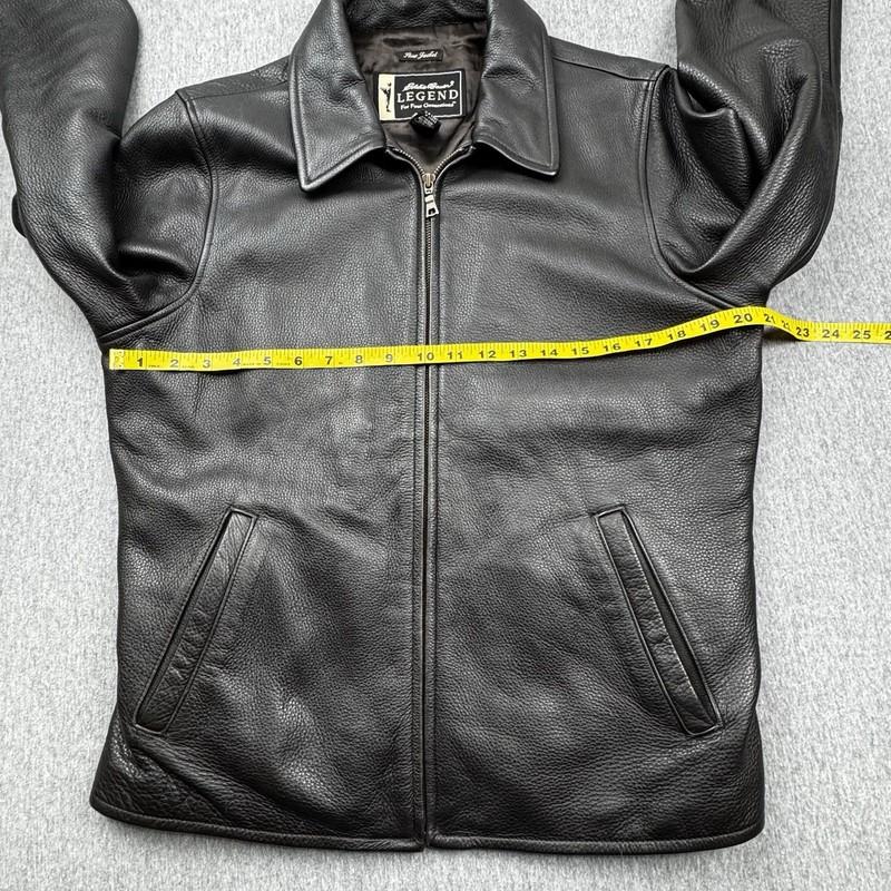 Eddie Bauer Legend Stine Soft Leather Jacket Women's Size Medium Black