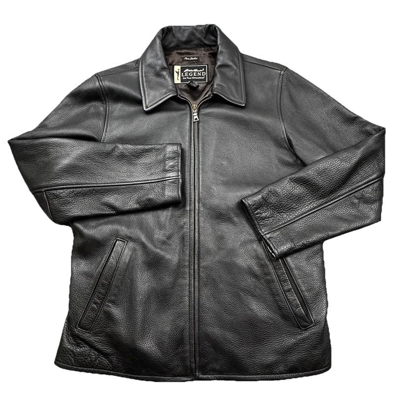 Eddie Bauer Legend Stine Soft Leather Jacket Women's Size Medium Black