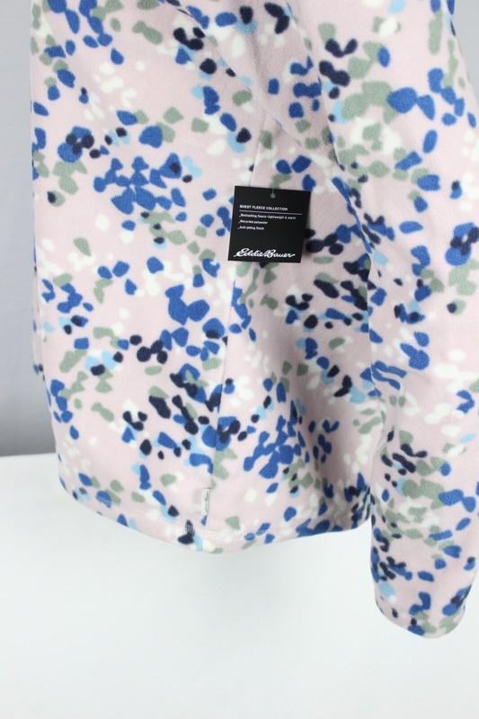 Eddie Bauer Women's Fleece Quest 1/4 Zip Pullover Jacket Size L Large Mulberry