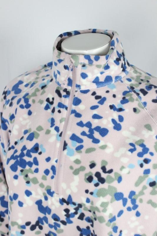 Eddie Bauer Women's Fleece Quest 1/4 Zip Pullover Jacket Size L Large Mulberry