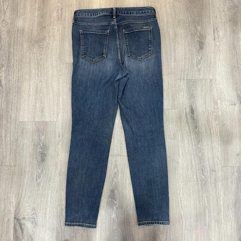 Eddie Bauer Women’s Slightly Curvy High Rise Skinny Jeans Size 10 Dark Wash