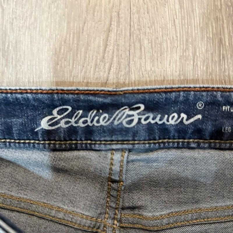 Eddie Bauer Women’s Slightly Curvy High Rise Skinny Jeans Size 10 Dark Wash