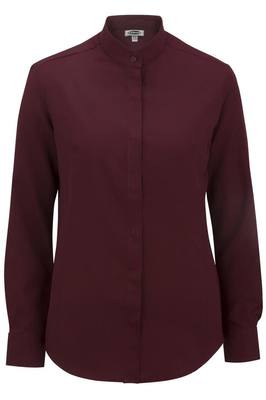Edwards Garments 5392 Ladies Batiste Banded Collar Shirt