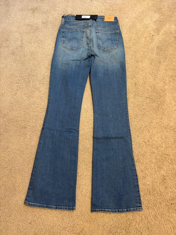 Edwin Women’s 26 Lark Flashback Flare Jeans Denim Medium Wash New W/ Tags Sz 2
