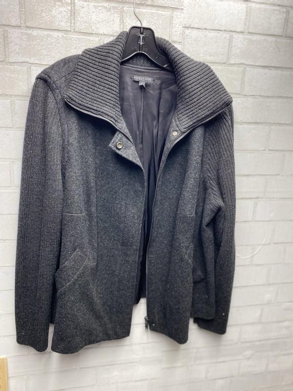 Eileen Fisher Women’s Plus 2X Merino Wool Blend Jacket With Ribbed