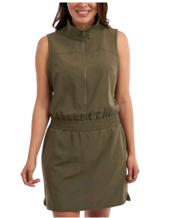ELLE SPORT LADIES ACTIVE DRESS WITH SIDE POCKETS ON THE INNER SHORTS