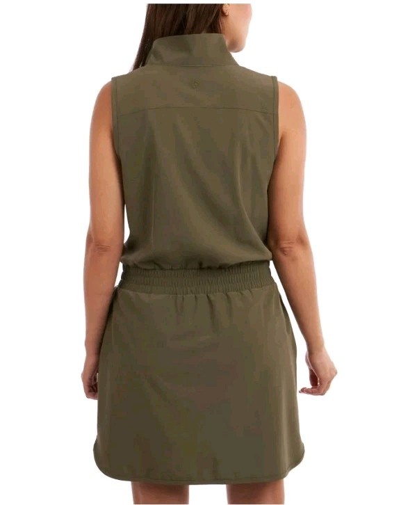 ELLE SPORT LADIES ACTIVE DRESS WITH SIDE POCKETS ON THE INNER SHORTS