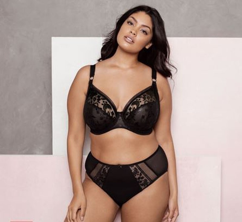 Elomi Bijou Flirt EL4245 Brief Black (BLK) L