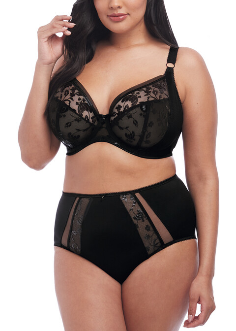 Elomi Bijou Flirt EL4245 Brief Black (BLK) L