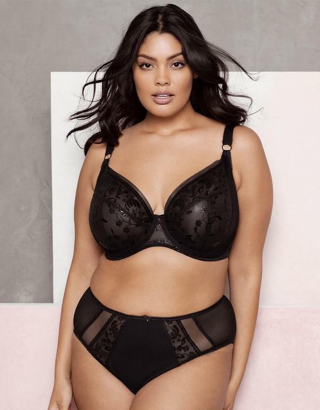 Elomi Bijou Flirt EL4245 Brief Black (BLK) L