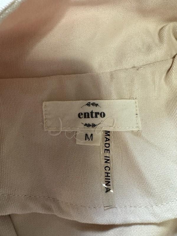 Entro Utility Vest Women Size Medium Hooded Sleeveless Jacket Pocket Preppy City