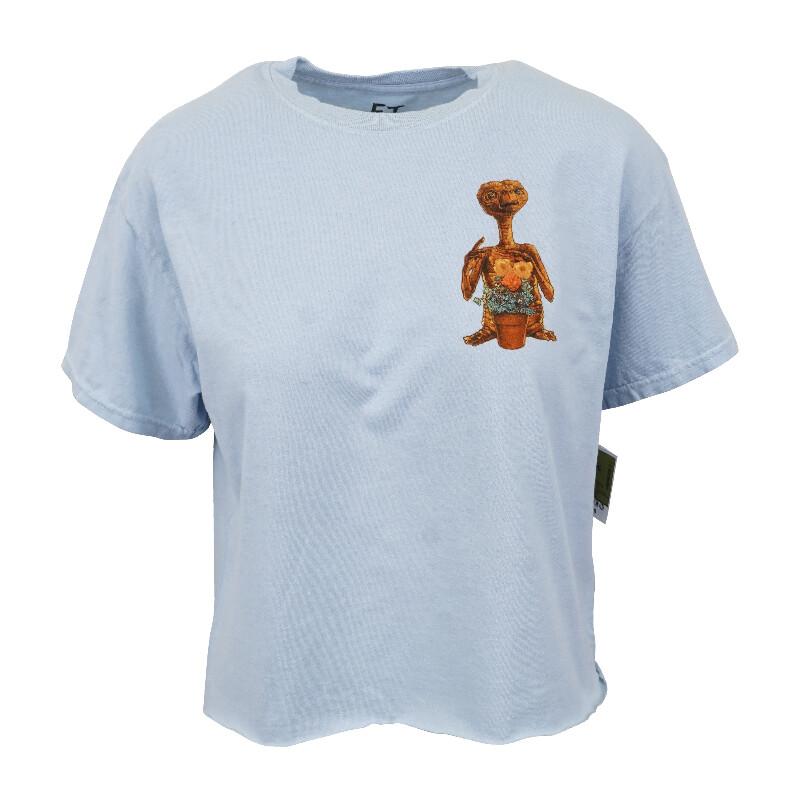 ET THE EXTRA TERRESTRIAL WOMENS LOOSE CROP TOP