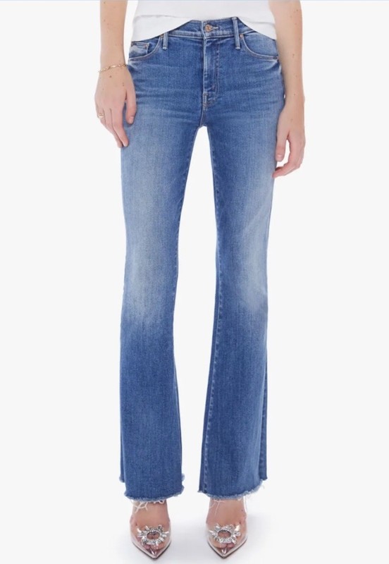 EUC Mother The Weekender Fray Jeans in A Groovy Kind of Love 28